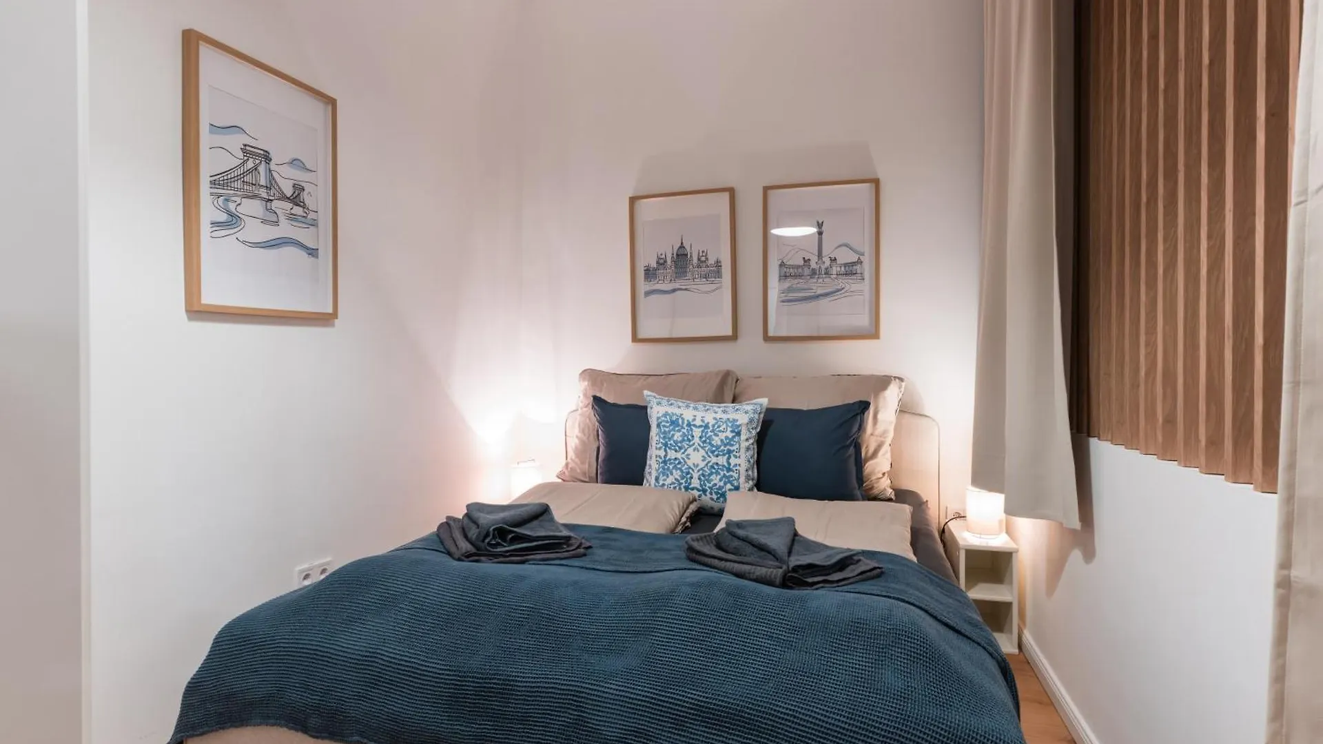 شقة Central Budapest Boutique Blue Gem